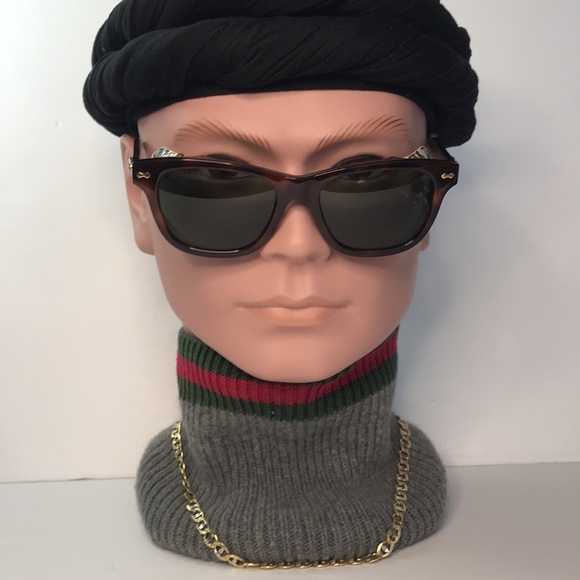 New  - Gucci Men’s Snakeskin Sunglasses GG0671S 002 Havana Limited edit… - Picture 4 of 14